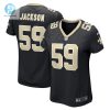 Womens New Orleans Saints Jordan Jackson Nike Black Game Player Jersey stylepulseusa 1