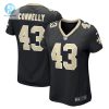 Womens New Orleans Saints Ryan Connelly Nike Black Team Game Jersey stylepulseusa 1