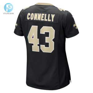 Womens New Orleans Saints Ryan Connelly Nike Black Team Game Jersey stylepulseusa 1 2