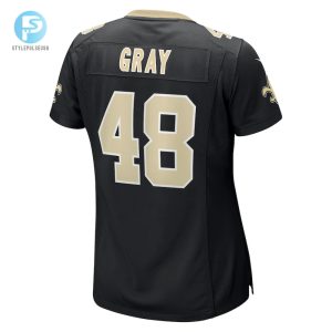 Womens New Orleans Saints J.T. Gray Nike Black Game Jersey stylepulseusa 1 2
