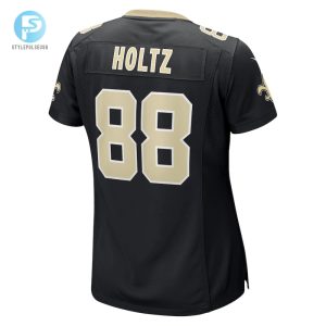 Womens New Orleans Saints J.P. Holtz Nike Black Game Player Jersey stylepulseusa 1 2