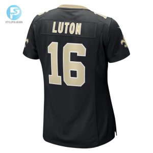 Womens New Orleans Saints Jake Luton Nike Black Game Player Jersey stylepulseusa 1 2