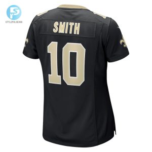 Womens New Orleans Saints Trequan Smith Nike Black Game Jersey stylepulseusa 1 2