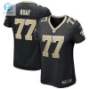 Womens New Orleans Saints Willie Roaf Nike Black Game Retired Player Jersey stylepulseusa 1