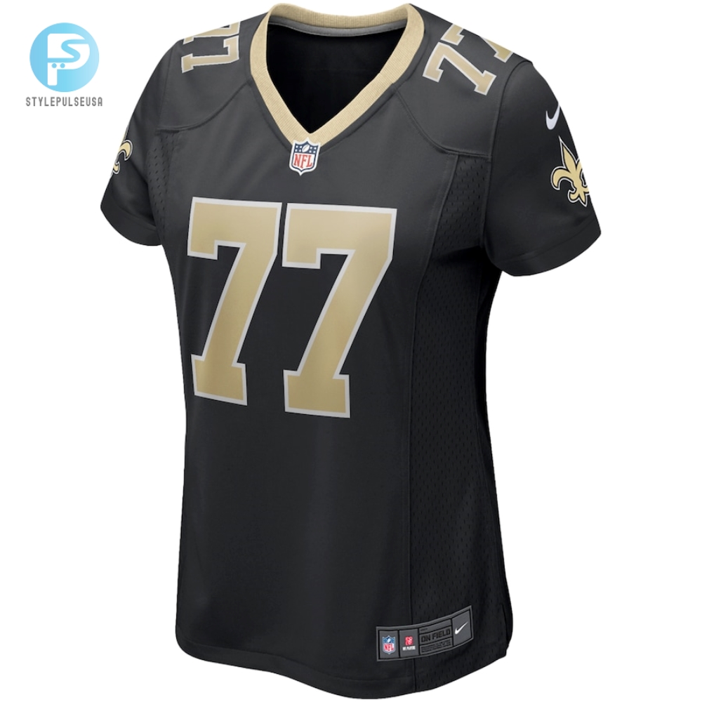 Womens New Orleans Saints Willie Roaf Nike Black Game Retired Player Jersey 