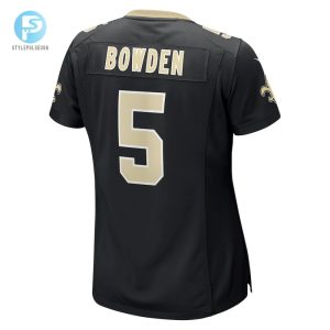 Womens New Orleans Saints Lynn Bowden Jr. Nike Black Team Game Jersey stylepulseusa 1 5