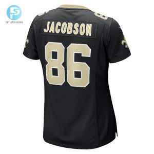 Womens New Orleans Saints Michael Jacobson Nike Black Game Jersey stylepulseusa 1 5