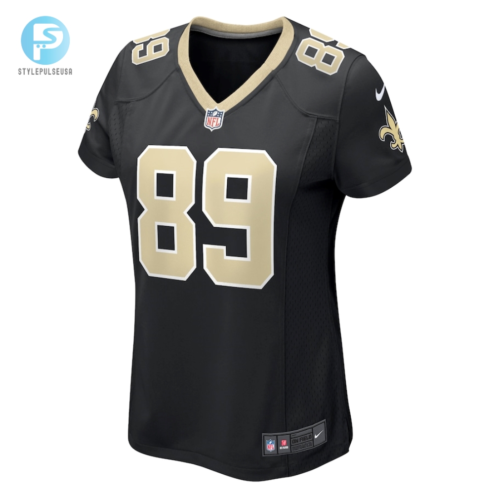 Womens New Orleans Saints Tommy Hudson Nike Black Team Game Jersey 