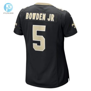 Womens New Orleans Saints Lynn Bowden Jr. Nike Black Team Game Jersey stylepulseusa 1 8