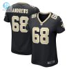 Womens New Orleans Saints Josh Andrews Nike Black Game Player Jersey stylepulseusa 1 3