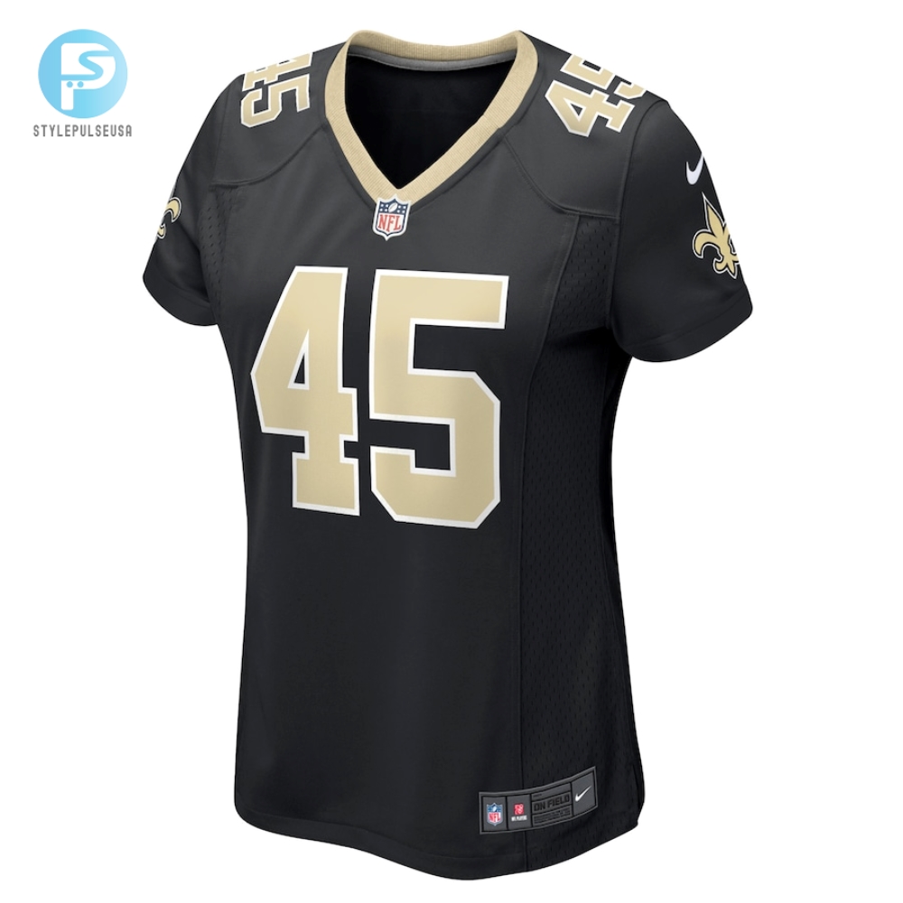 Womens New Orleans Saints Nephi Sewell Nike Black Game Player Jersey 