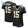 Womens New Orleans Saints Kawaan Baker Nike Black Game Player Jersey stylepulseusa 1 3