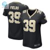 Womens New Orleans Saints Damarcus Fields Nike Black Game Player Jersey stylepulseusa 1 3