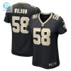 Womens New Orleans Saints Eric Wilson Nike Black Game Player Jersey stylepulseusa 1 3