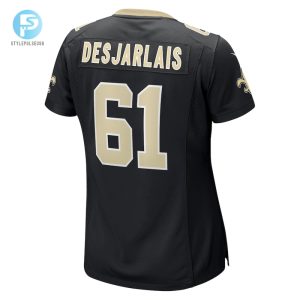 Womens New Orleans Saints Drew Desjarlais Nike Black Game Player Jersey stylepulseusa 1 2