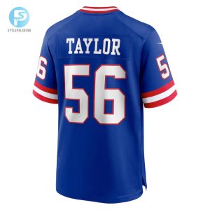 Mens New York Giants Lawrence Taylor Nike Royal Classic Retired Player Game Jersey stylepulseusa 1 2