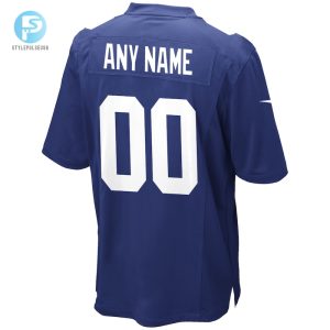 Mens New York Giants Nike Royal Custom Game Jersey stylepulseusa 1 2