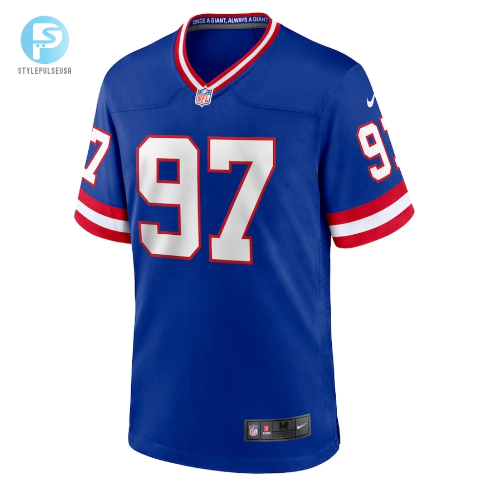 Mens New York Giants Dexter Lawrence Ii Nike Royal Classic Game Player Jersey 