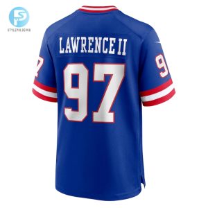 Mens New York Giants Dexter Lawrence Ii Nike Royal Classic Game Player Jersey stylepulseusa 1 2