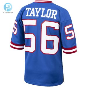 Mens New York Giants 1986 Lawrence Taylor Mitchell Ness Royal Authentic Throwback Retired Player Jersey stylepulseusa 1 2