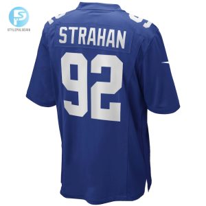 Mens New York Giants Michael Strahan Nike Royal Game Retired Player Jersey stylepulseusa 1 2