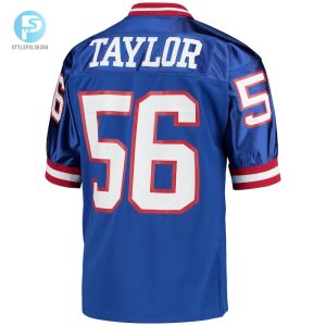 Mens New York Giants 1990 Lawrence Taylor Mitchell Ness Royal Authentic Throwback Retired Player Jersey stylepulseusa 1 2