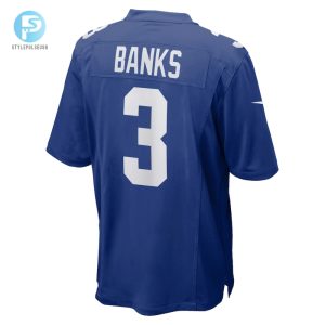 Mens New York Giants Deonte Banks Nike Royal Game Jersey stylepulseusa 1 2