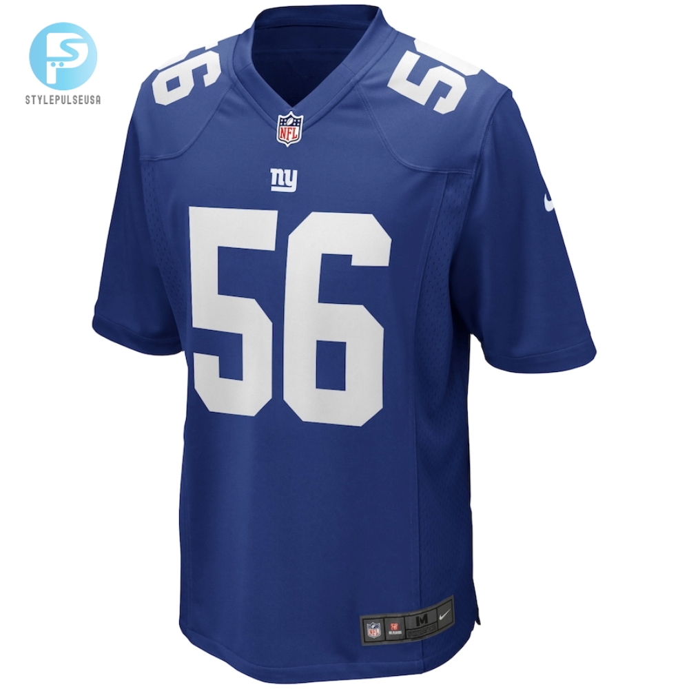 Mens New York Giants Lawrence Taylor Nike Royal Game Retired Player Jersey 