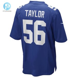 Mens New York Giants Lawrence Taylor Nike Royal Game Retired Player Jersey stylepulseusa 1 2