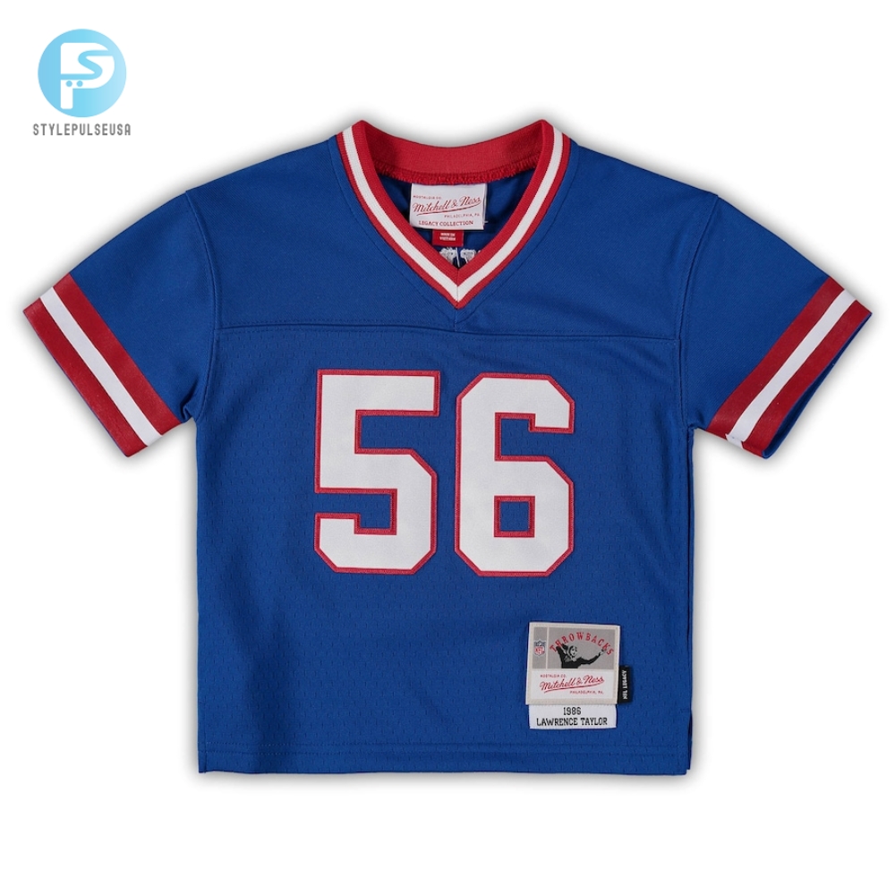Toddler Mitchell  Ness Lawrence Taylor Royal New York Giants 1986 Retired Legacy Jersey 
