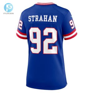 Womens New York Giants Michael Strahan Nike Royal Classic Retired Player Game Jersey stylepulseusa 1 2