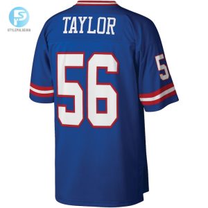 Mens New York Giants Lawrence Taylor Mitchell Ness Royal Legacy Replica Jersey stylepulseusa 1 2