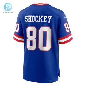 Mens New York Giants Jeremy Shockey Nike Royal Classic Retired Player Game Jersey stylepulseusa 1 2