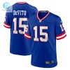 Mens New York Giants Tommy Devito Nike Royal Alternate Player Game Jersey stylepulseusa 1