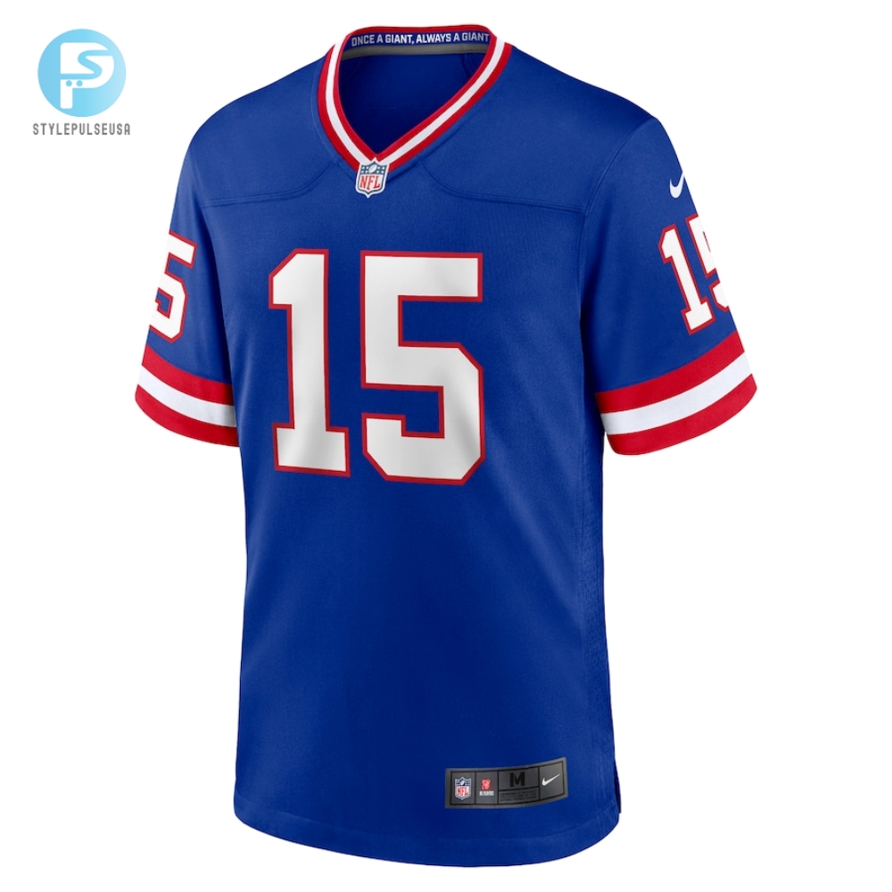 Mens New York Giants Tommy Devito Nike Royal Alternate Player Game Jersey 