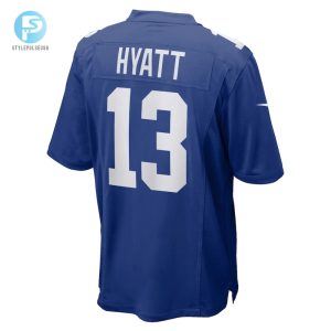 Mens New York Giants Jalin Hyatt Nike Royal Team Game Jersey stylepulseusa 1 2