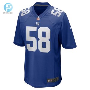 Mens New York Giants Bobby Okereke Nike Royal Game Player Jersey stylepulseusa 1 1