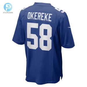 Mens New York Giants Bobby Okereke Nike Royal Game Player Jersey stylepulseusa 1 2