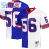 Mens New York Giants Lawrence Taylor Mitchell Ness Royalwhite 1986 Split Legacy Replica Jersey stylepulseusa 1