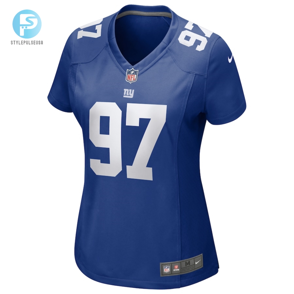 Womens New York Giants Dexter Lawrence Ii Nike Royal Team Game Player Jersey 