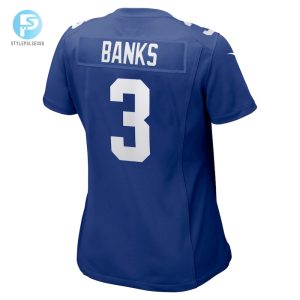 Womens New York Giants Deonte Banks Nike Royal Game Jersey stylepulseusa 1 2