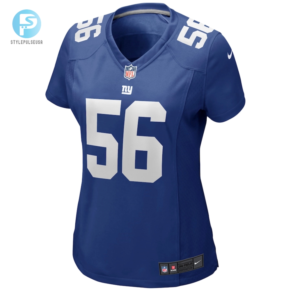Womens New York Giants Lawrence Taylor Nike Royal Game Retired Player Jersey 