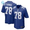 Mens New York Giants Andrew Thomas Nike Royal Player Game Jersey stylepulseusa 1