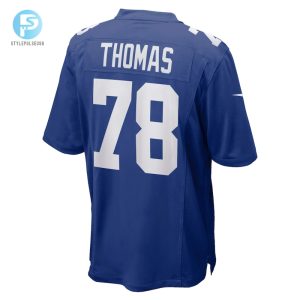 Mens New York Giants Andrew Thomas Nike Royal Player Game Jersey stylepulseusa 1 2