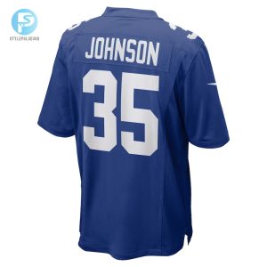 Mens New York Giants Leonard Johnson Nike Royal Game Player Jersey stylepulseusa 1 2