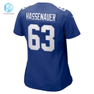 Womens New York Giants Jc Hassenauer Nike Royal Team Game Jersey stylepulseusa 1 2