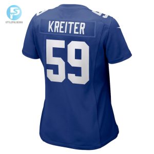 Womens New York Giants Casey Kreiter Nike Royal Team Game Jersey stylepulseusa 1 2