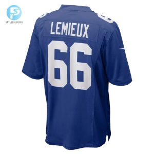 Mens New York Giants Shane Lemieux Nike Royal Game Jersey stylepulseusa 1 2