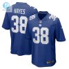 Mens New York Giants Kaleb Hayes Nike Royal Game Jersey stylepulseusa 1