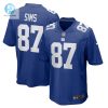 Mens New York Giants Cam Sims Nike Royal Game Jersey stylepulseusa 1